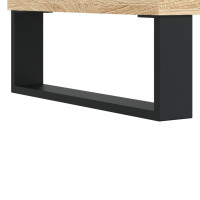 Produktbild för Skrivbord sonoma-ek 140x50x75 cm konstruerat trä