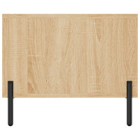 Produktbild för Soffbord sonoma-ek 102x50x40 cm konstruerat trä