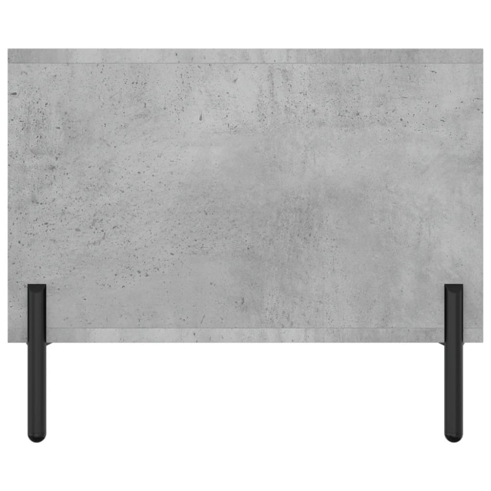 Produktbild för Soffbord betonggrå 102x50x40 cm konstruerat trä
