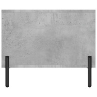 Produktbild för Soffbord betonggrå 102x50x40 cm konstruerat trä