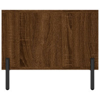 Miniatyr av produktbild för Soffbord brun ek 102x50x40 cm konstruerat trä