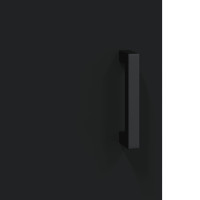 Miniatyr av produktbild för Soffbord svart 90x50x40 cm konstruerat trä