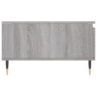 Produktbild för Soffbord grå sonoma 90x60x35 cm konstruerat trä