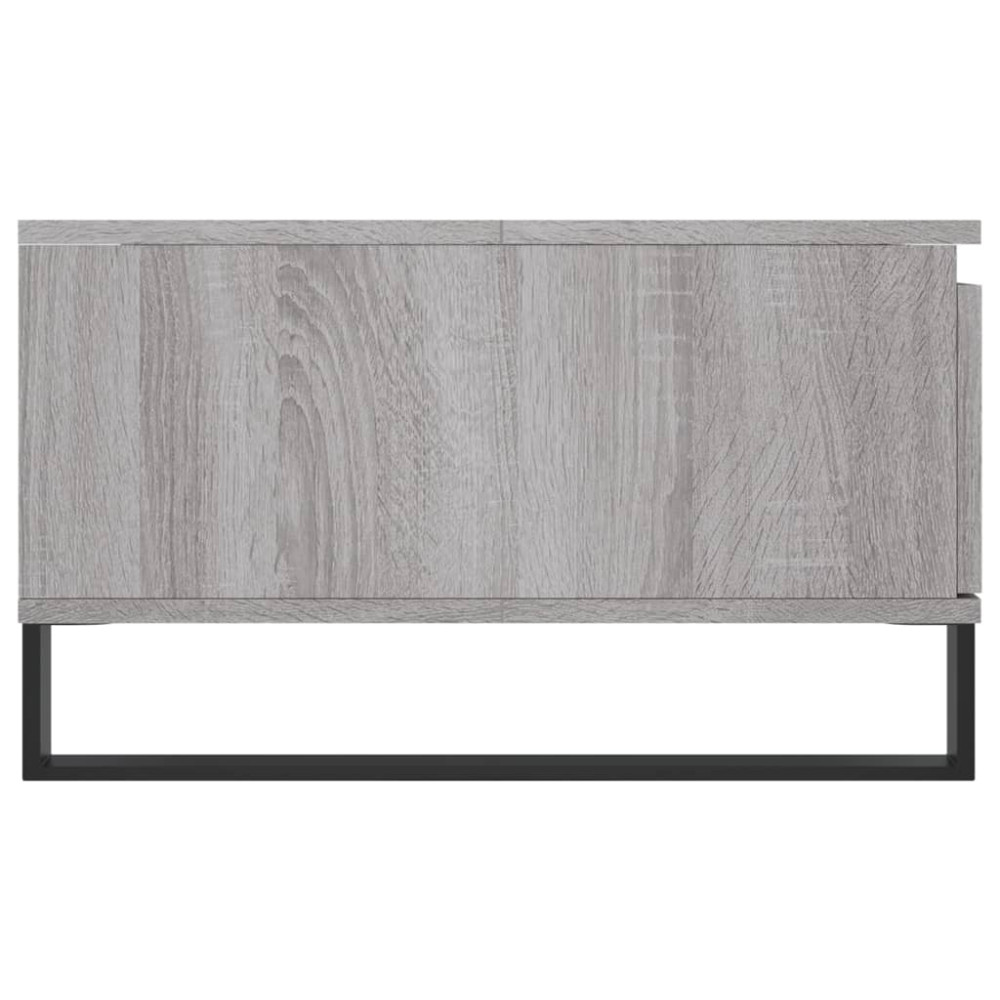 Produktbild för Soffbord grå sonoma 90x60x35 cm konstruerat trä