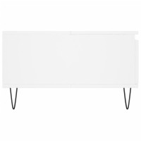 Produktbild för Soffbord vit 90x60x35 cm konstruerat trä