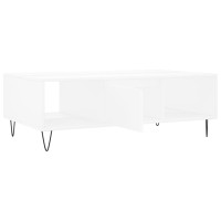 Produktbild för Soffbord vit 104x60x35 cm konstruerat trä