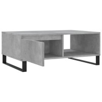 Produktbild för Soffbord betonggrå 90x60x35 cm konstruerat trä