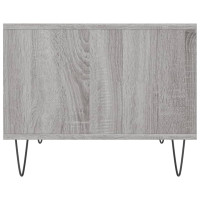 Produktbild för Soffbord grå sonoma 60x50x40 cm konstruerat trä