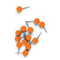 Miniatyr av produktbild för Nobo 1905329 Häftstift Orange 100 styck