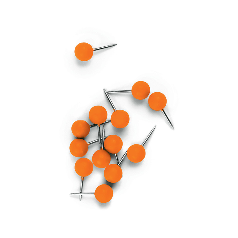 Produktbild för Nobo 1905329 Häftstift Orange 100 styck