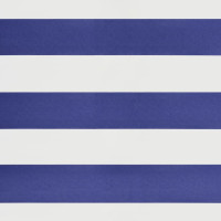 Produktbild för Markis infällbar blå och vit 5x3 m tyg&aluminium