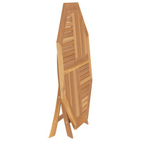 Produktbild för Hopfällbart trädgårdsbord 110x110x75 cm massiv teak