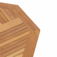 Produktbild för Hopfällbart trädgårdsbord 110x110x75 cm massiv teak