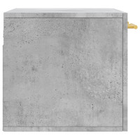 Produktbild för Väggskåp betonggrå 60x36,5x35 cm konstruerat trä