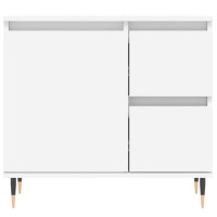 Produktbild för Badrumsskåp vit 65x33x60 cm konstruerat trä