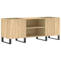 Produktbild för Stereobänk sonoma-ek 121x38x48 cm konstruerat trä