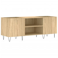Produktbild för Stereobänk sonoma-ek 121x38x48 cm konstruerat trä
