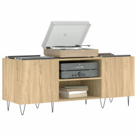 Produktbild för Stereobänk sonoma-ek 121x38x48 cm konstruerat trä
