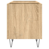 Produktbild för Stereobänk sonoma-ek 121x38x48 cm konstruerat trä