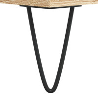 Produktbild för Stereobänk sonoma-ek 121x38x48 cm konstruerat trä