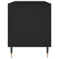 Produktbild för Stereobänk svart 85x38x48 cm konstruerat trä