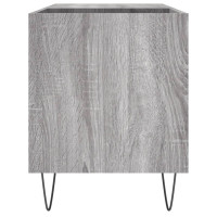 Produktbild för Stereobänk grå sonoma 85x38x48 cm konstruerat trä