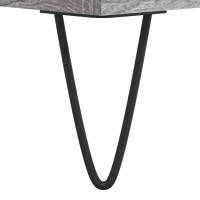 Produktbild för Stereobänk grå sonoma 85x38x48 cm konstruerat trä