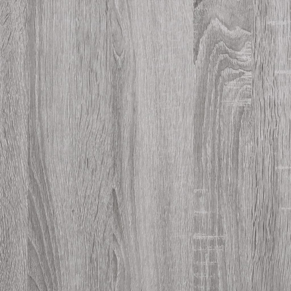 Produktbild för Stereobänk grå sonoma 85x38x48 cm konstruerat trä