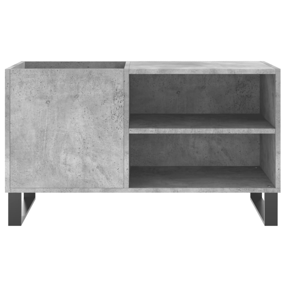 Produktbild för Stereobänk betonggrå 85x38x48 cm konstruerat trä