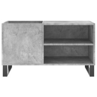 Produktbild för Stereobänk betonggrå 85x38x48 cm konstruerat trä