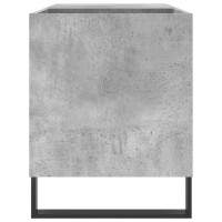 Produktbild för Stereobänk betonggrå 85x38x48 cm konstruerat trä