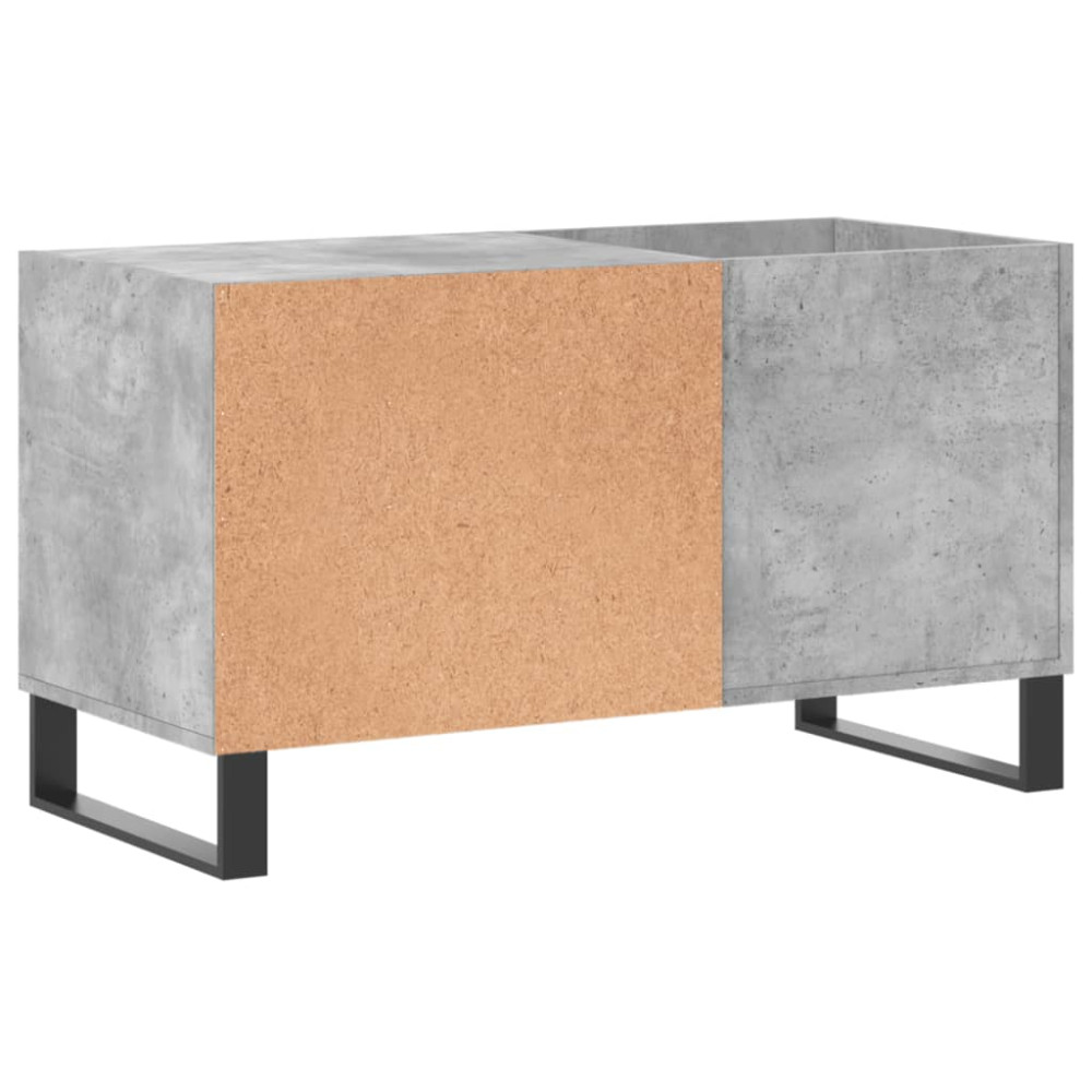 Produktbild för Stereobänk betonggrå 85x38x48 cm konstruerat trä