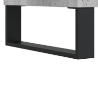 Produktbild för Stereobänk betonggrå 85x38x48 cm konstruerat trä