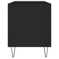 Produktbild för Stereobänk svart 85x38x48 cm konstruerat trä