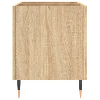Produktbild för Stereobänk sonoma-ek 74,5x38x48 cm konstruerat trä
