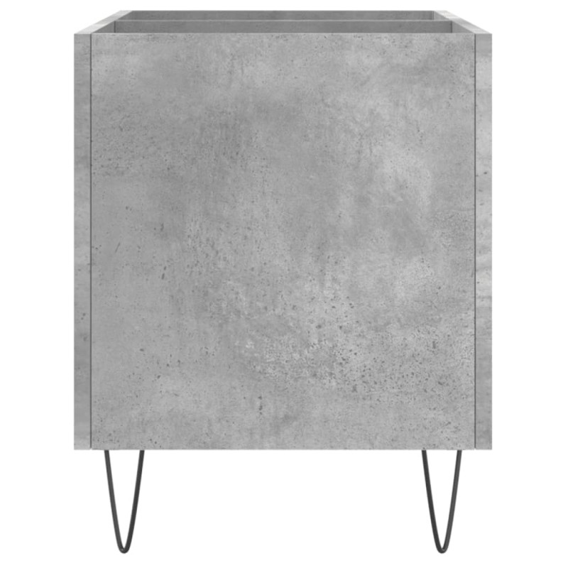 Produktbild för Stereobänk betonggrå 74,5x38x48 cm konstruerat trä
