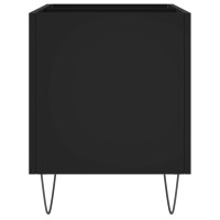 Miniatyr av produktbild för Stereobänk svart 74,5x38x48 cm konstruerat trä