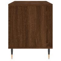 Produktbild för Stereobänk brun ek 100x38x48 cm konstruerat trä