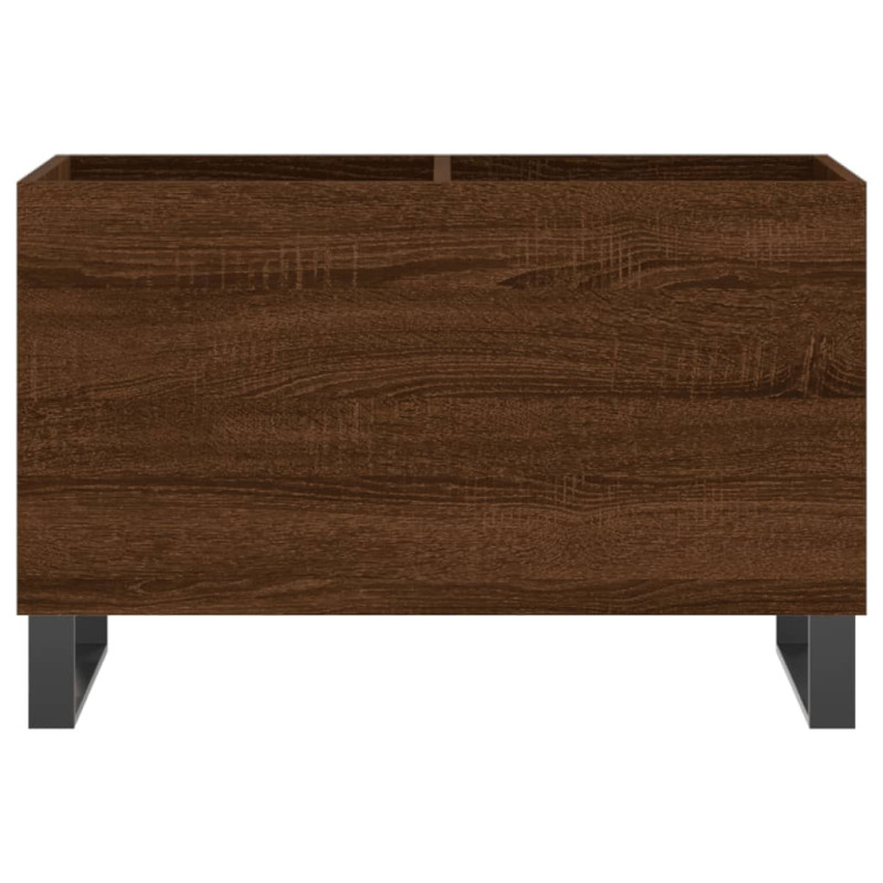 Produktbild för Stereobänk brun ek 74,5x38x48 cm konstruerat trä