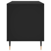 Miniatyr av produktbild för Stereobänk svart 100x38x48 cm konstruerat trä