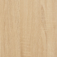 Produktbild för Bokhylla sonoma-ek 80x30x78,5 cm konstruerat trä och järn