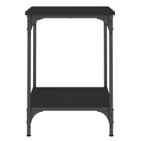 Produktbild för Soffbord svart 40x40x55 cm konstruerat trä