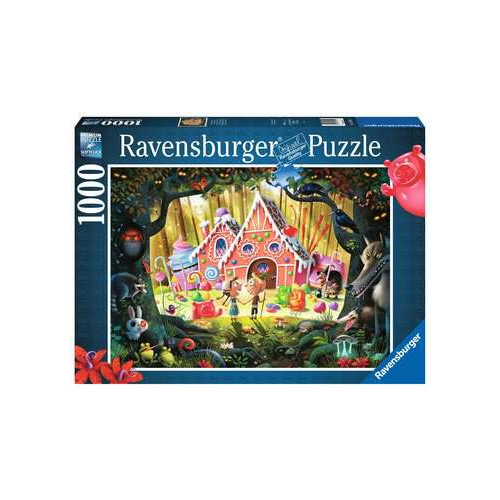 Ravensburger Ravensburger Hansel and Gretel Beware! Pussel 1000 styck Tecknade serier