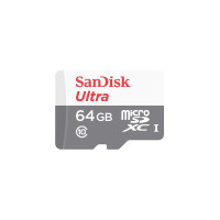Produktbild för SanDisk Ultra - flash-minneskort - 64 GB - mikroSDXC UHS-I