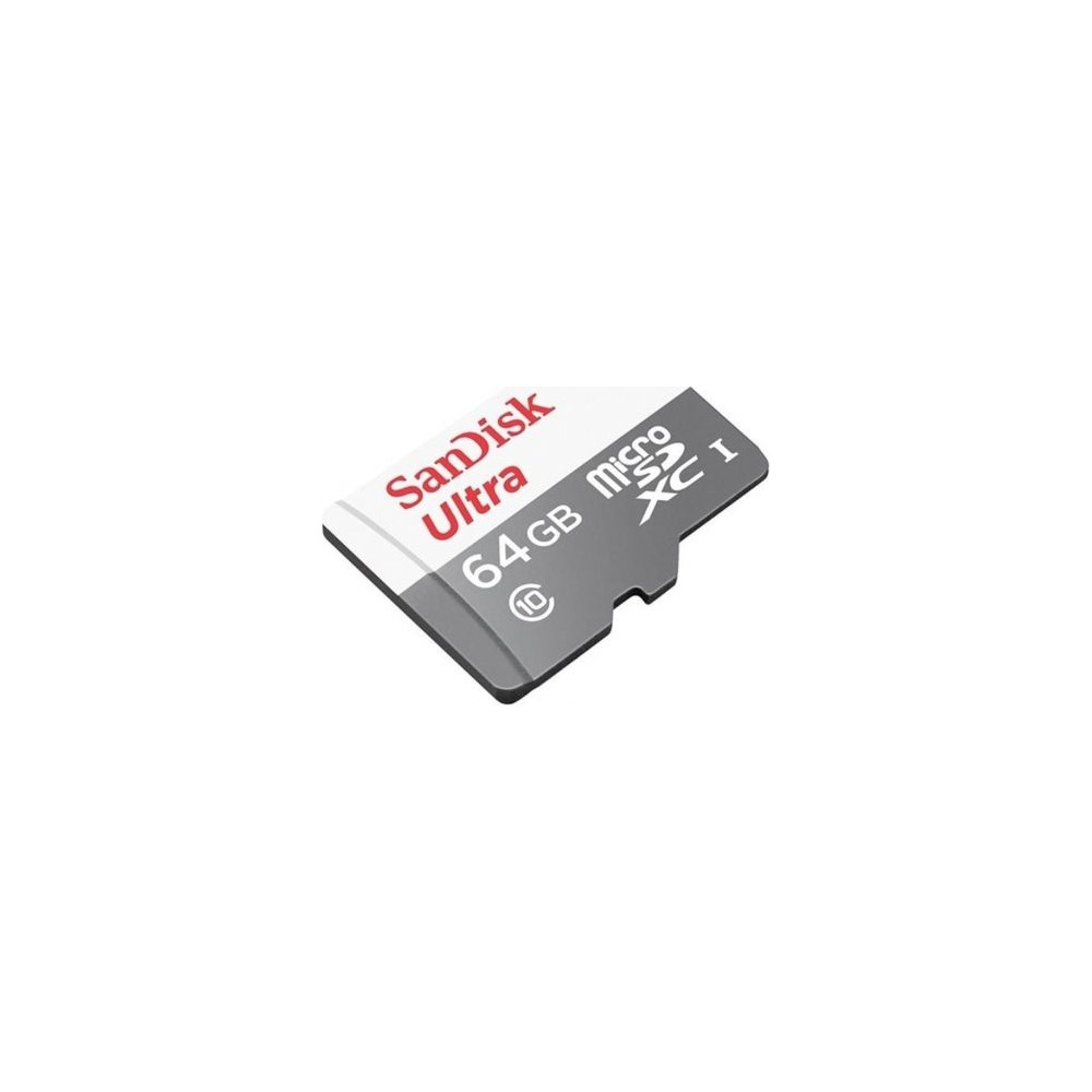 Produktbild för SanDisk Ultra - flash-minneskort - 64 GB - mikroSDXC UHS-I