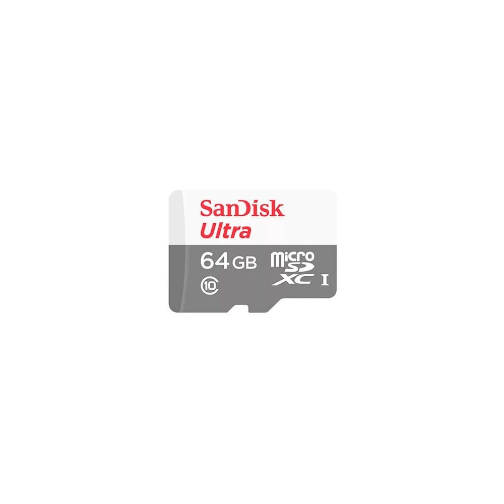 Produktbild för SanDisk Ultra - flash-minneskort - 64 GB - mikroSDXC UHS-I