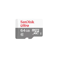 Produktbild för SanDisk Ultra - flash-minneskort - 64 GB - mikroSDXC UHS-I