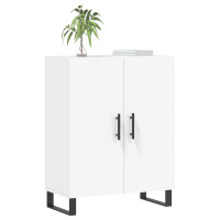 Produktbild för Skåp vit 69,5x34x90 cm konstruerat trä