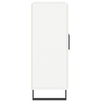 Produktbild för Skåp vit 69,5x34x90 cm konstruerat trä
