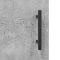 Produktbild för Skänk betonggrå 69,5x34x90 cm konstruerat trä